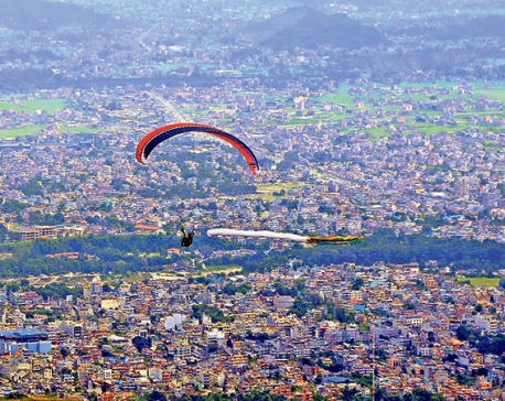Paragliding flights resume in Pokhara