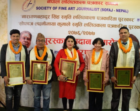 Five journalists receive ‘Fine Arts Award’