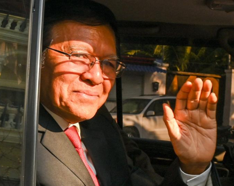 Cambodia opposition leader jailed 27 years for treason