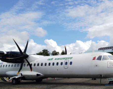 Technical glitch in Yeti Airlines aircraft engine delays flight from Kathmandu to Biratnagar