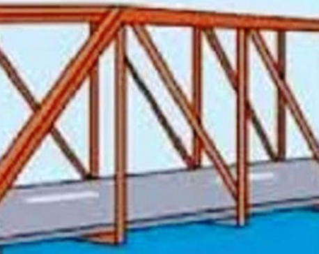 Two motorable bridges built over Myagdi River