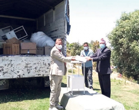 Ex-PM Deuba sends medical aid to his home district