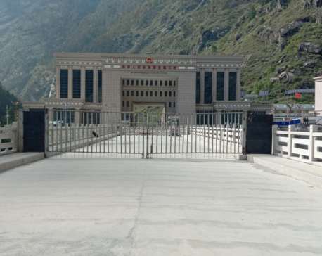 Construction of Rasuwagadhi customs office building reaches final stage