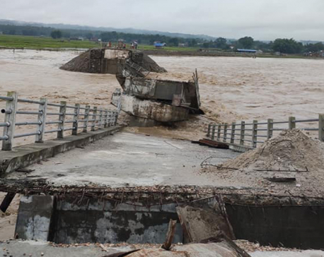 Siwai bridge further damaged by floods