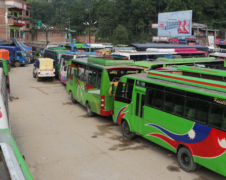 Public transport to remain shut in Dhading, entrepreneurs demand increase in fares