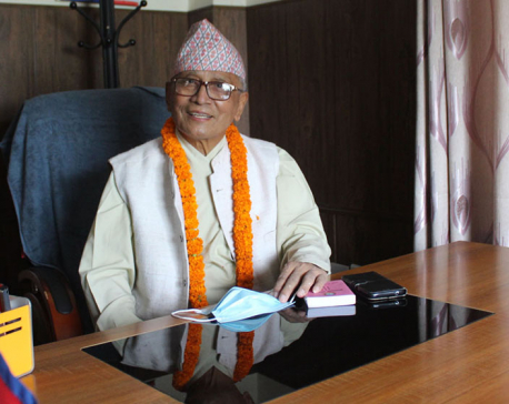 Lumbini Province Chief Sherchan takes office