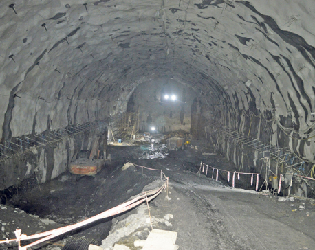 Construction of 560-meter-long section of Tanahun Hydropower Project  tunnel completed