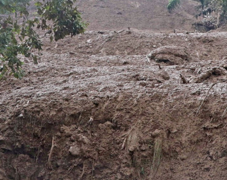 Two children buried to death in rain-triggered mudslide in Dharan