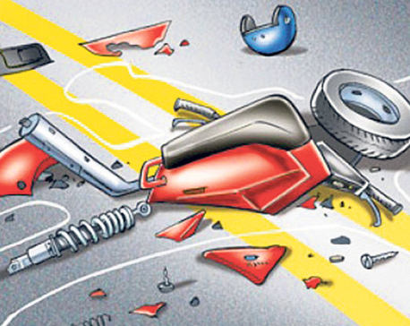 Five injured in motorcycle accident in Palpa