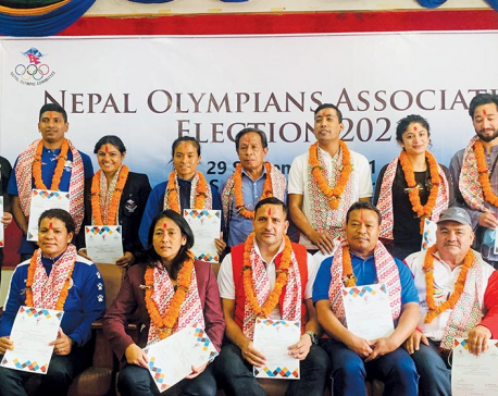 Bista elected as President of the Olympians Association