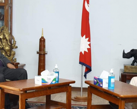 PM Deuba holds meeting  with CPN-UML Chairman Oli to lift parliament obstruction