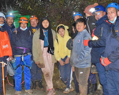 Five people, who had gone missing in Chandragiri, rescued