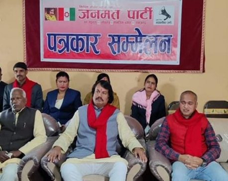 Janamat Party warns of obstucting elections unless demands of farmers are met