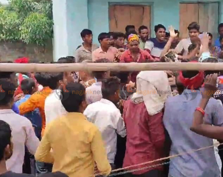 Widespread tension in Sarlahi: Aerial shots fired at three places, polling officials beaten
