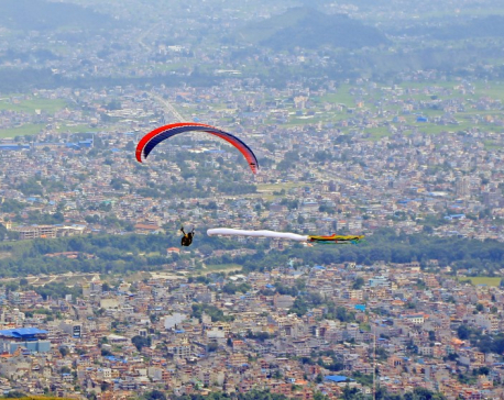 CAAN bans paragliding from Sarangkot after Pokhara Int’l Airport comes into operation