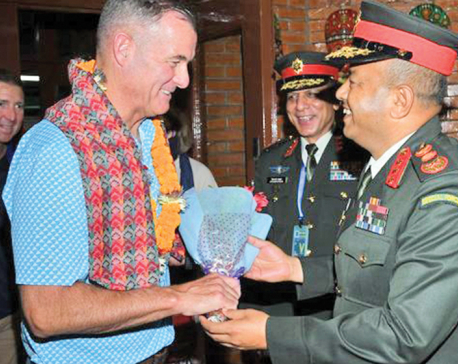 US Army General in Kathmandu