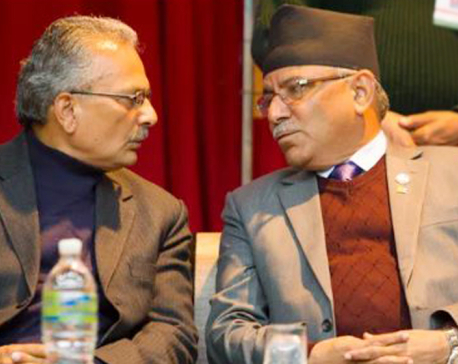 No matter how much you cover a cat with a shawl, it eventually meows: Baburam Bhattarai satirizes Dahal