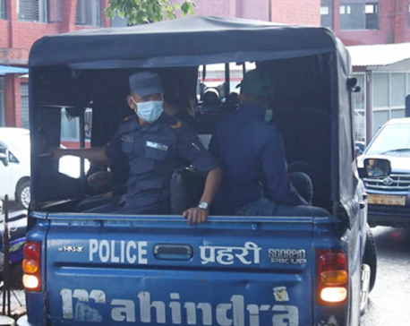 Two of the six persons arrested on charge of kidnapping Chinese national in Kathmandu are police constables