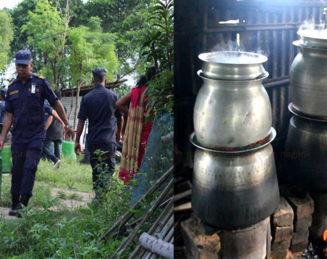 Home-made liquor seized in Biratnagar