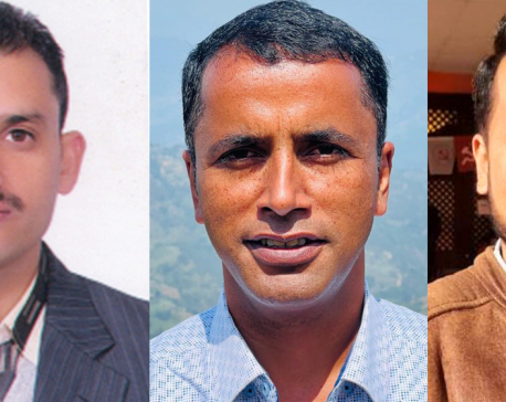 Sapkota, Dulal and Poudel are Maoist candidates in Sindhupalchowk