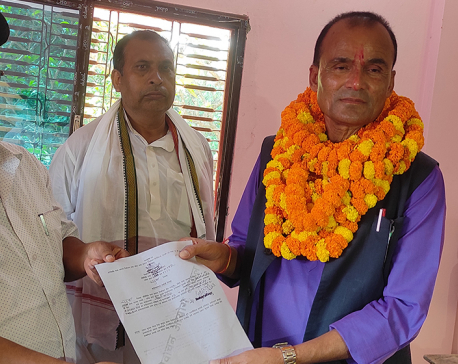 Former minister Yadav registers his candidacy in Dhanusha-2