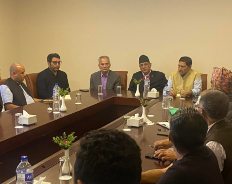 Dahal intensifies election-centric meetings with local leaders in Gorkha