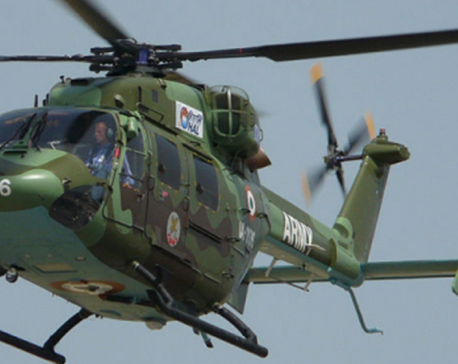 Army conducts air patrols in sensitive areas of Rolpa and Rukum