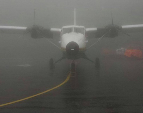 Bad weather affects domestic flights