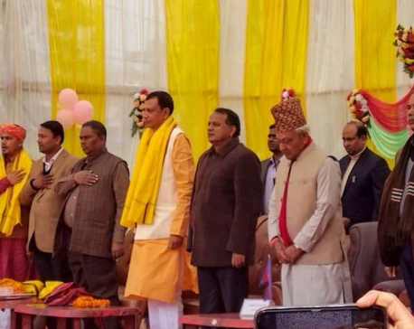 Three ministers take oath along with CM Yadav in Madhesh