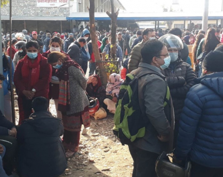 Relatives of passengers gather at Pokhara airport as 39 dead bodies taken to hospital (photo feature)