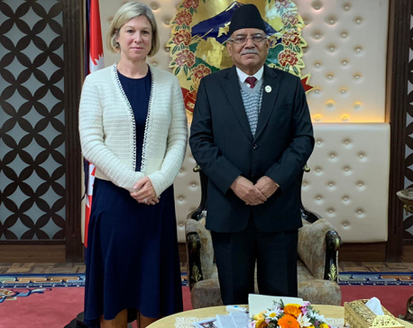 British envoy pays courtesy call on PM Dahal
