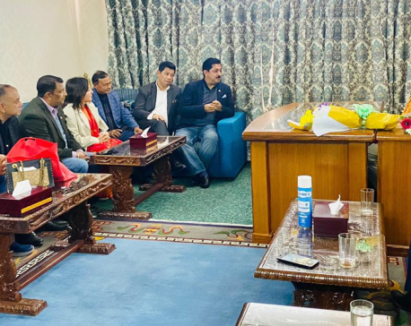 FNCCI delegation holds meeting with HoR Speaker Ghimire