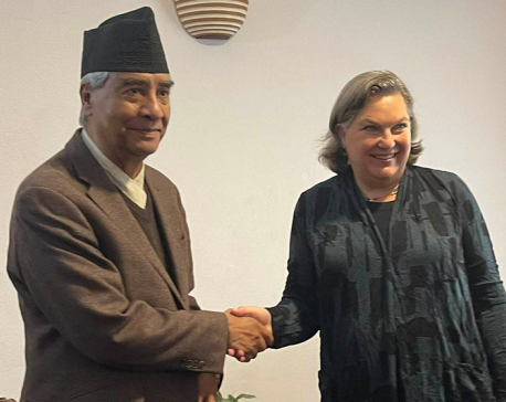 Visiting US Under Secretary of State for Political Affairs Nuland meets NC President Deuba