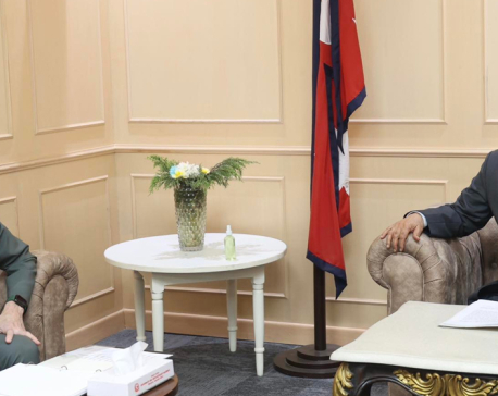 USAID Administrator Samantha Power pays a courtesy call on PM Dahal