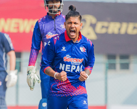Nepal takes first wicket against Papua New Guinea