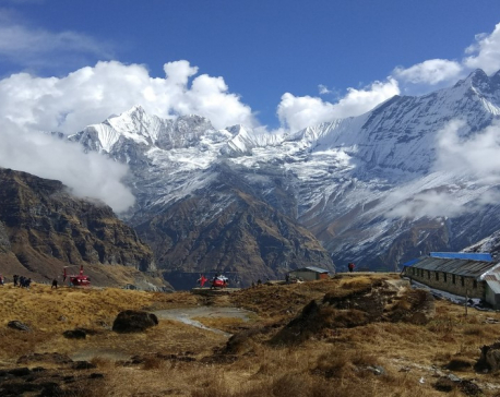 Airline companies to pay Rs 10,000 for chartered helicopter flights to Annapurna base camp