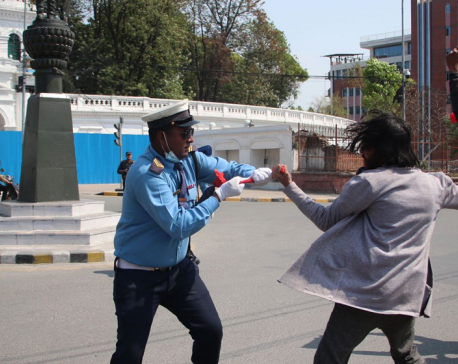 Loan Shark victims arrested from outside Singha Durbar (Photo Feature)