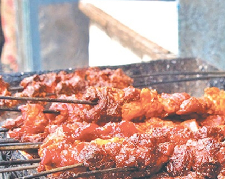 KMC bans cooking of sekuwa on the streets