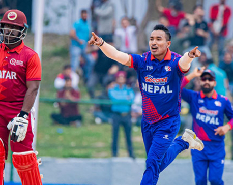 Nepal  emerges victorious in match against Qatar