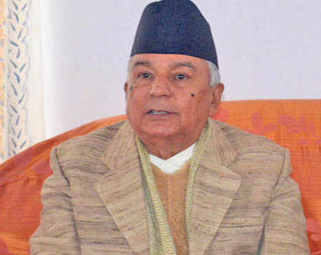 President extends best wishes to Nepali cricketers playing in Asia Cup