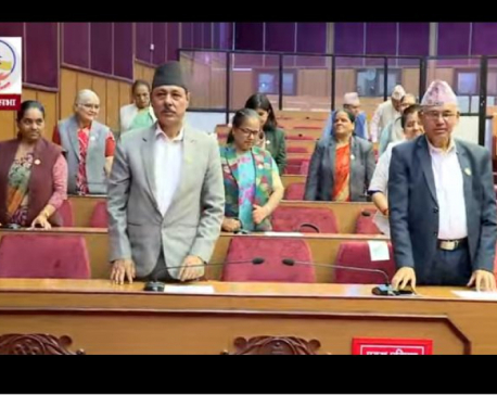 UML lawmakers obstruct National Assembly meeting, demanding PM’s resignation