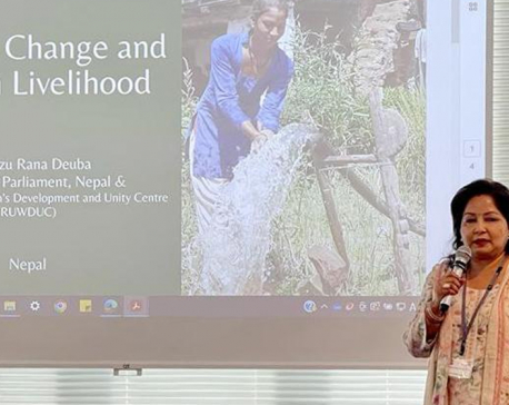 Nepali women affected disproportionately by impacts of climate change: Dr Rana