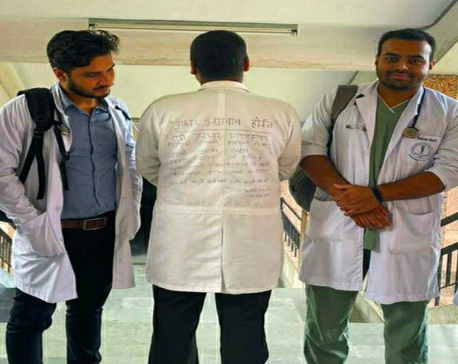 Doctors protest on social media after being assaulted