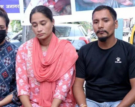 Bharati Manandhar begins hunger strike demanding justice for her husband