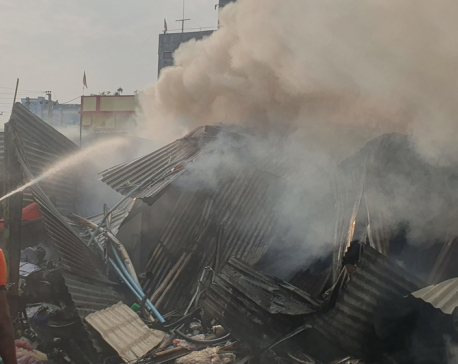 Tragic fire at scrap godown in Biratnagar claims one life, injures four others