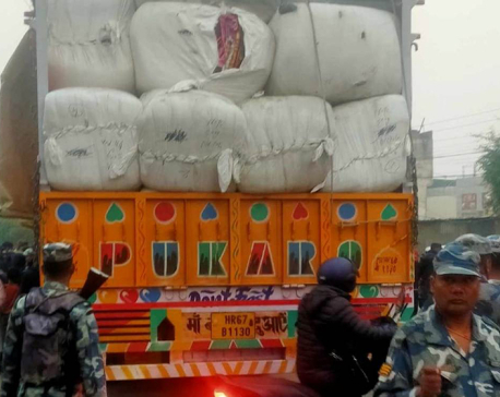Businessmen in warpath following seizure of cargo truck over suspected revenue evasion in Nepalgunj