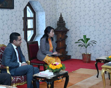 Sri Lankan Minister Sabry pays courtesy call on President Paudel