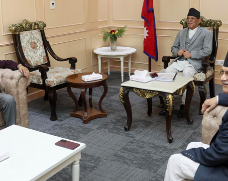 PM Dahal consults top leaders of major parties on finalizing TJ