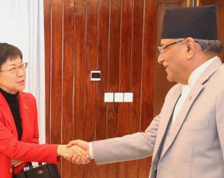 PM Dahal stresses on dialogue for world peace