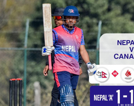 Nepal A and Canada-11 to face each other in final practice match today